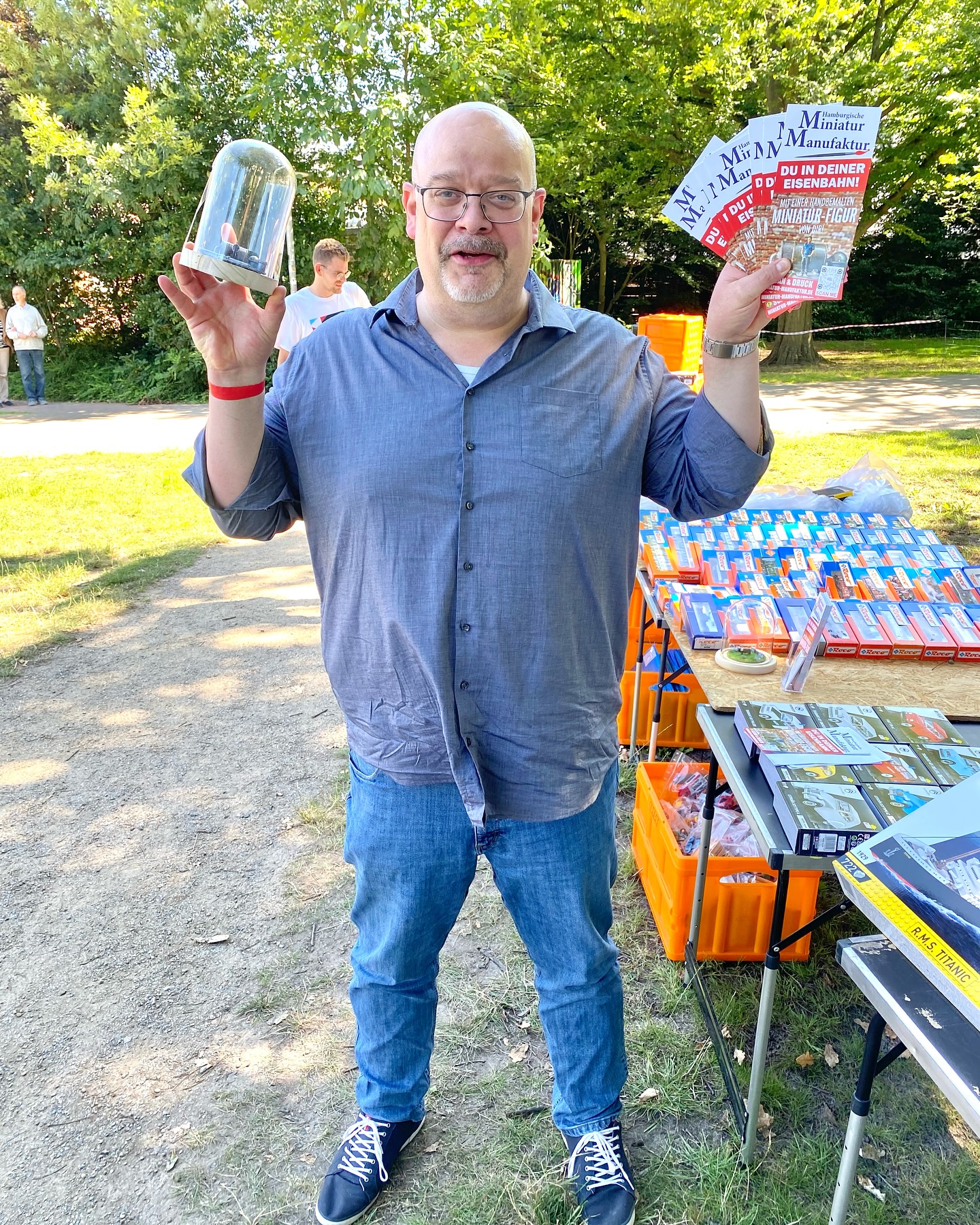 Die Hamburgsche Miniatur Manufaktur - 3D Scans & Druck | Dioramabau | Modellbau war auf dem Modellbautag in Winsen.